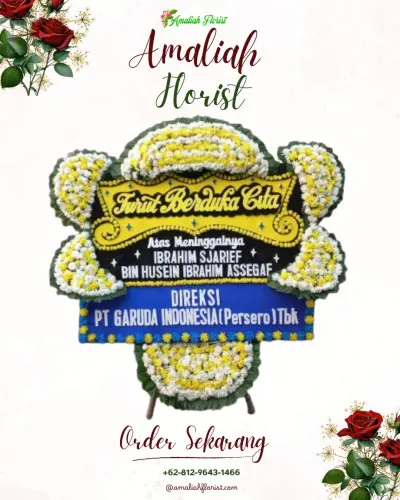 Papan Bunga Duka di Sukajaya