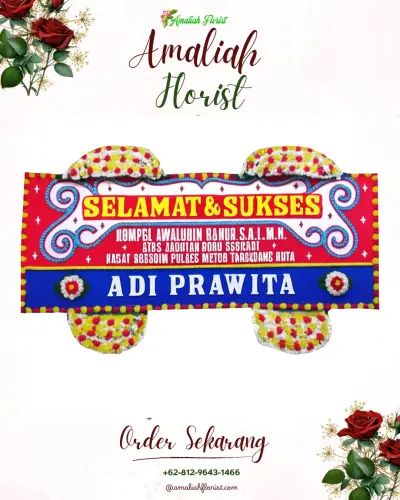 Karangan Bunga Ucapan Selamat di Sukajaya