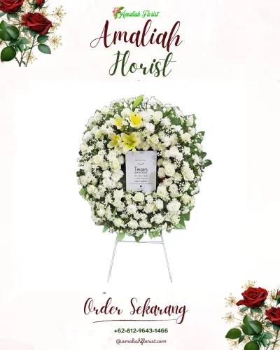 Krans Bunga Duka Cita di Sukajaya